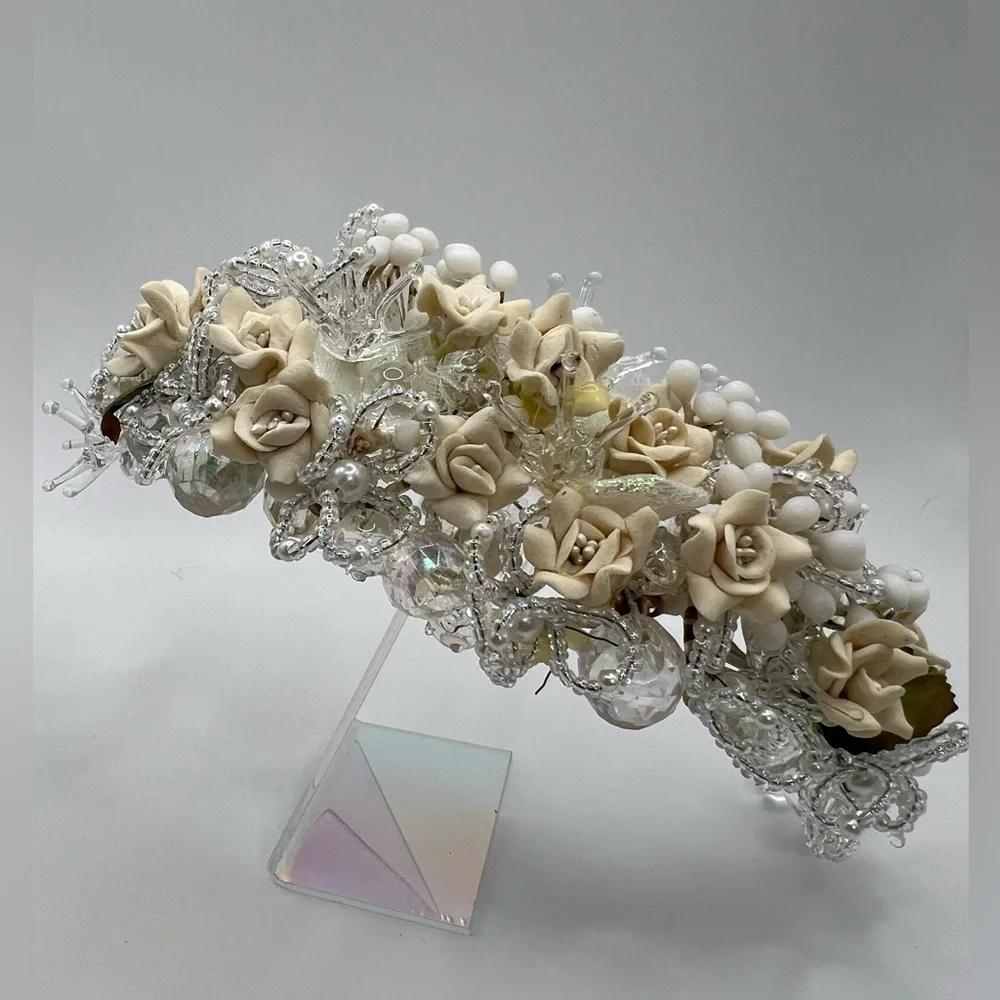 Vintage hairband wedding